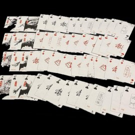 The Three Kingdoms Poker Cards Collection Playing Cards Exquisite Cool Patterned Cardistry Poker Gift Board Game Cards